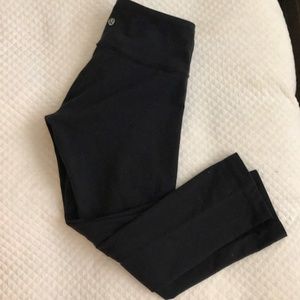 Cropped Black Lululemon Leggings
